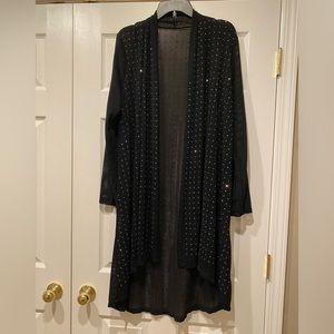 Vocal studded long sleeved cardigan